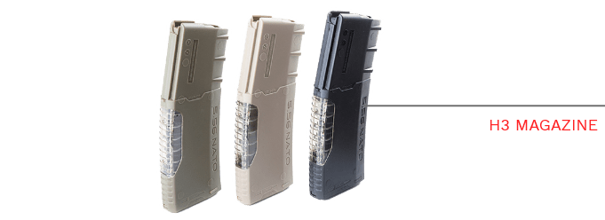 30 Round magazine for use in semi-automatic firearms of the AR15/M4 Series.