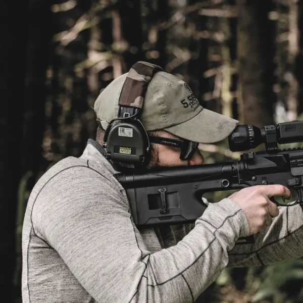 Hera Arms CQR Gen 1.0 fixed stock on black AR-15 showing cheekweld for improved rifle control