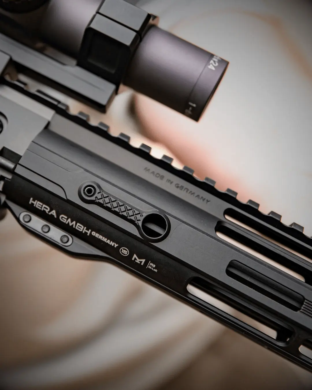 Homepage hero wrapper for AR handguard sale