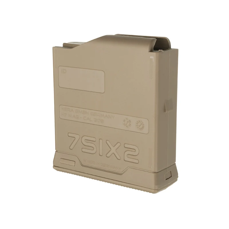 H7 MAG (5 Round .308) TAN 6 Tan H7 mag 5 round .308 caliber magazine facing right