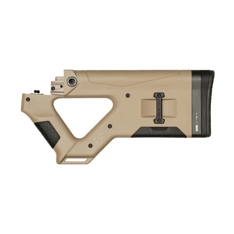 CQR GEN 1.0 AK-47 Buttstock TAN 7 CQR GEN1.0 Buttstock for AK-47 in tan (FDE) pointing left