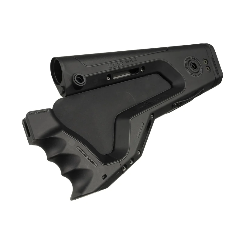 CQR GEN 2.0 (CA) Buttstock BLACK 6 CQR GEN2.0 Buttstock in Black - State Restricted Version angled left