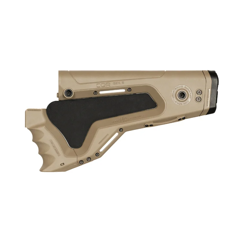 CQR GEN 2.0 (CA) Buttstock TAN 7 CQR GEN2.0 Buttstock State Restricted Version in Tan (FDE), pointing left