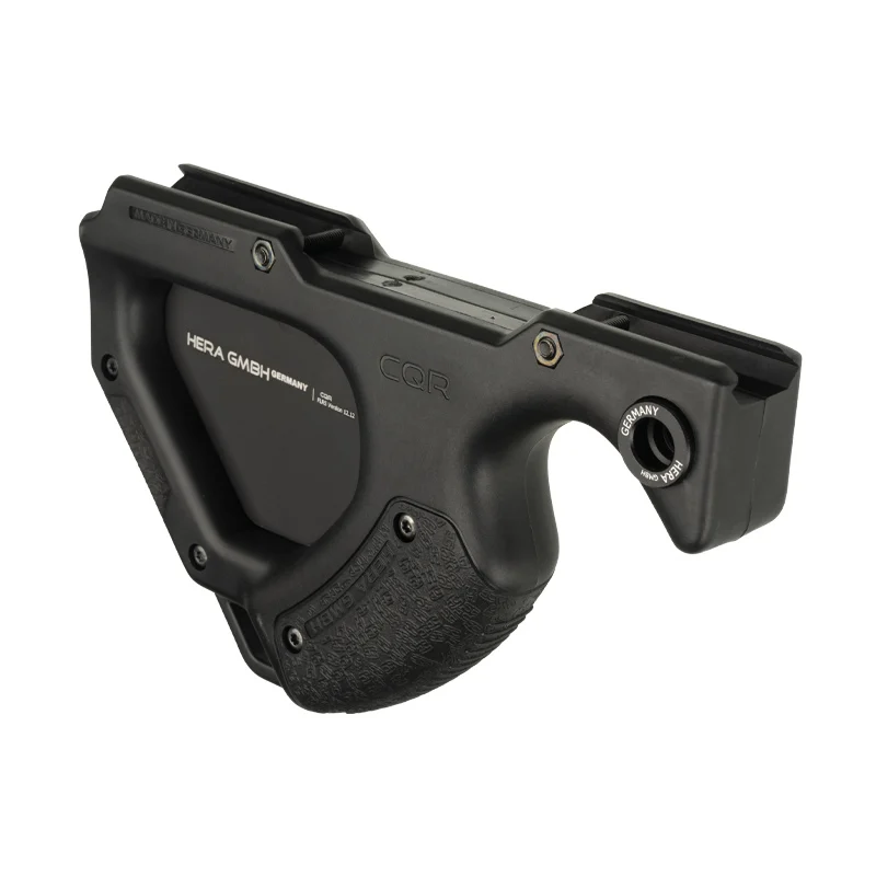 CQR GEN 1.0 (CA) Front Grip BLACK 5 CQR Gen1.0 Featureless Front Grip in Black Rear Angle