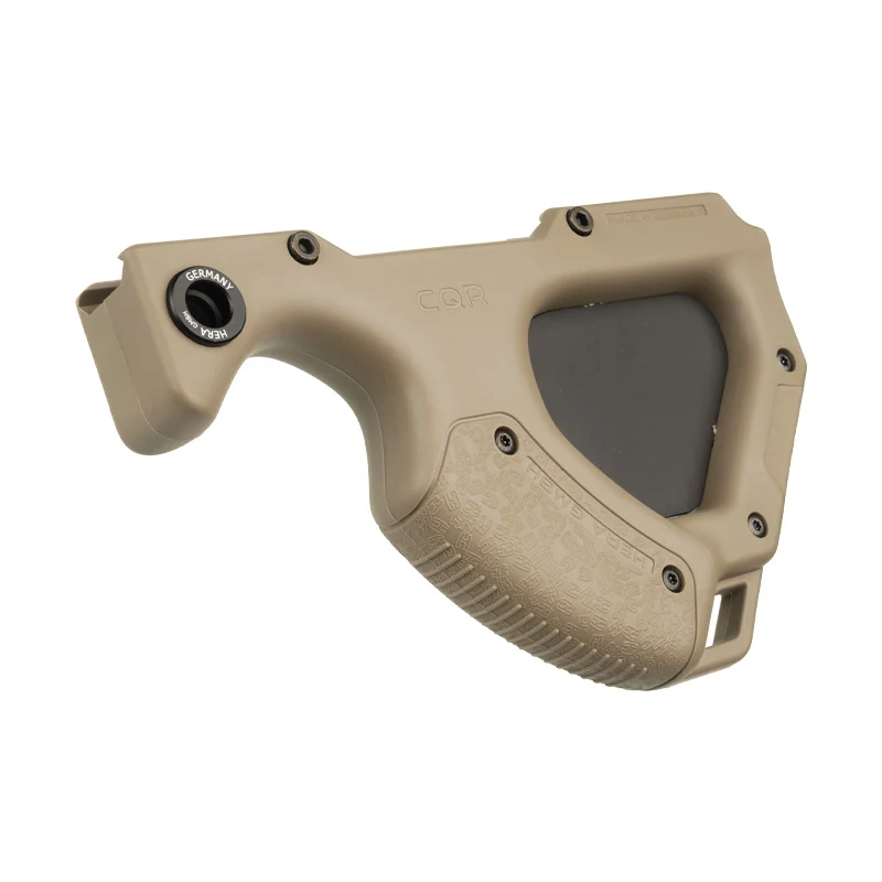 CQR GEN 1.0 (CA) Front Grip TAN 7 Tan (FDE) CQR Gen1.0 Front Grip - State Compliant Version (Angled View)