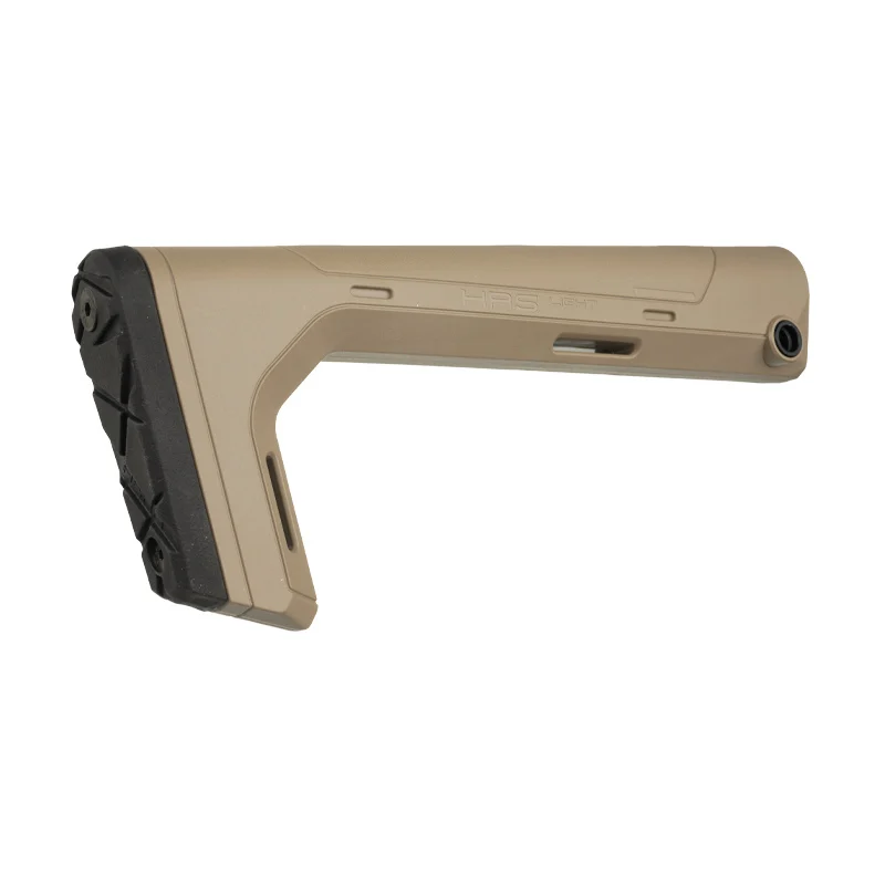 HRS Light Fixed Buttstock TAN 6 Tan Hera Light Fixed Buttstock for AR-15 - Butt Pad View