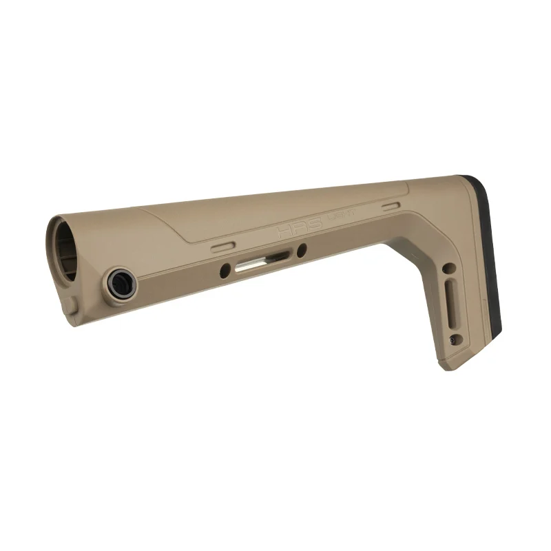 HRS Light Fixed Buttstock TAN 7 Tan Hera Light Fixed Buttstock for AR-15 - Front View
