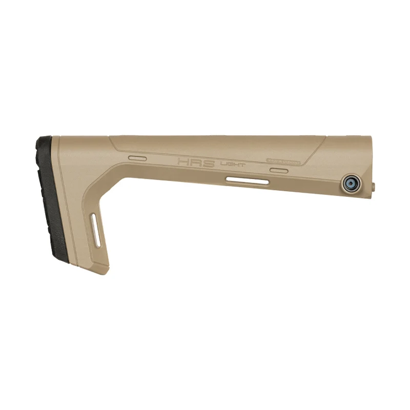 HRS Light Fixed Buttstock TAN 8 Tan Hera Light Fixed Buttstock for AR-15 - Pointing Right
