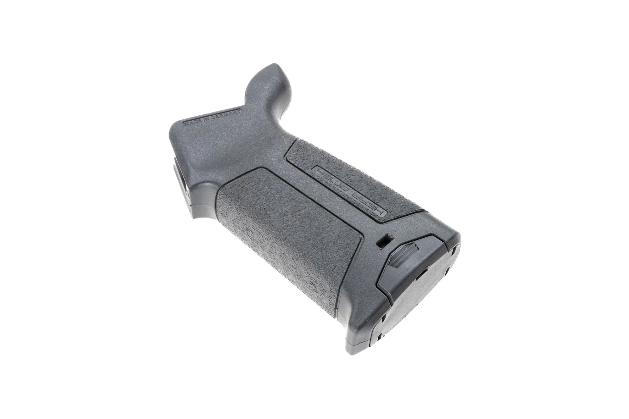 H15G <br> BATTLESHIP GREY 7 Limited edition battleship grey AR-15 pistol grip, bottom side