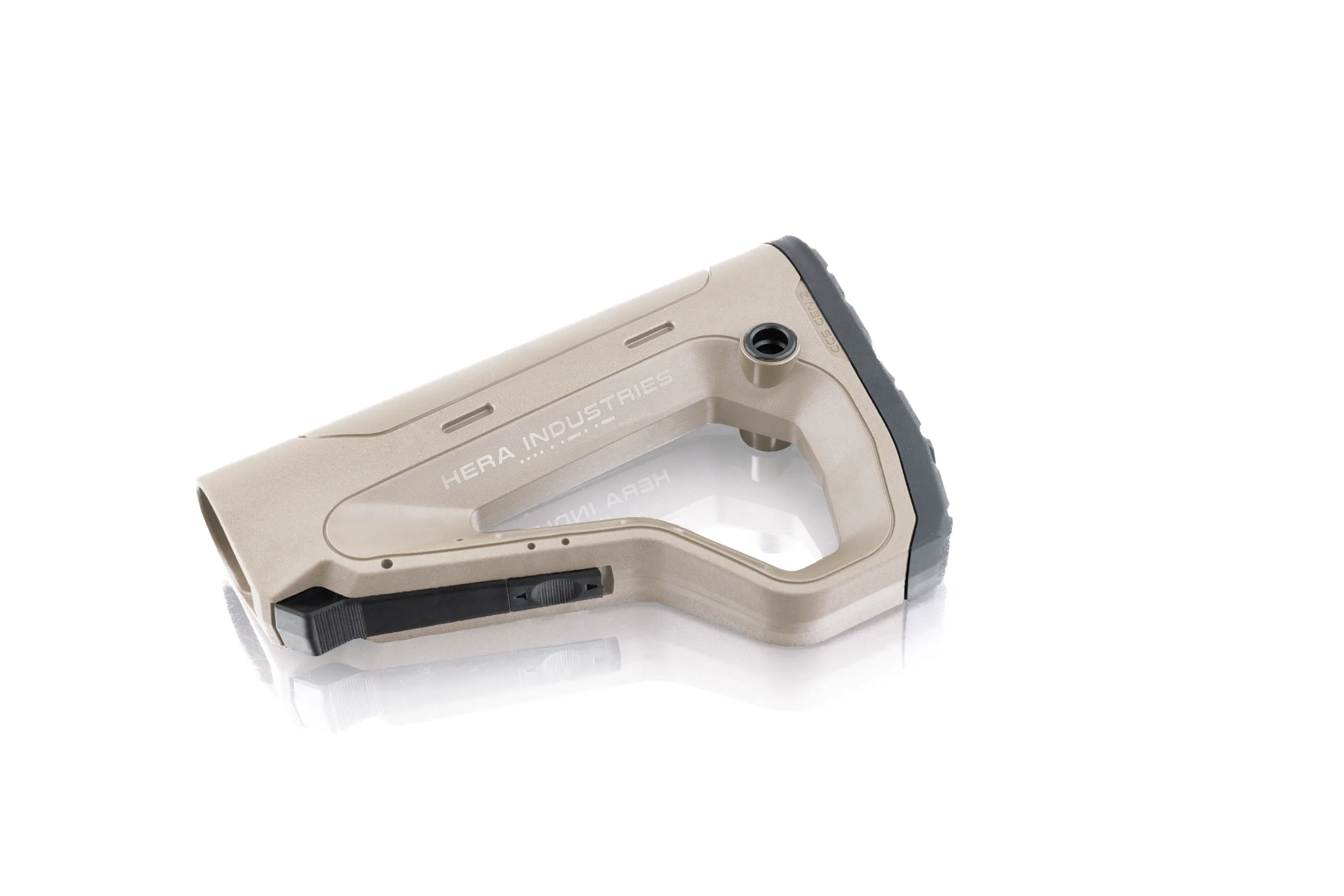CCS Collapsible Buttstock Gen. 2 Tan 4 CCS Collapsible Buttstock Gen. 2 Tan - Image 2